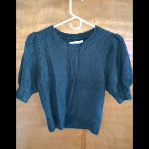 Abercrombie & Fitch - Size M - Eyelash Sweater Tee - Dark Green